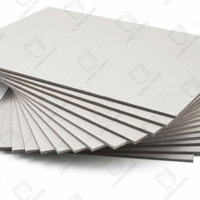 quality 300-1000gsm Grey Chip Board Sheet Smooth Surface High Stiffness For Packaging Box factory